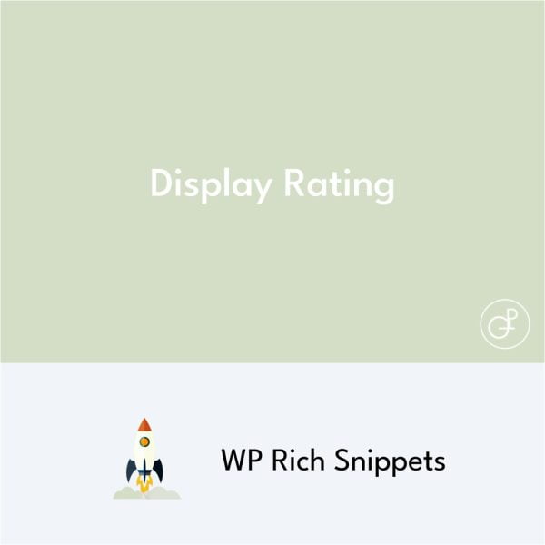 WP Rich Snippets Display Rating