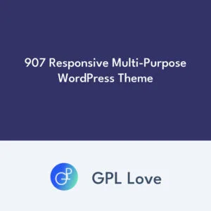 907 Responsive Multi-Purpose WordPress Theme