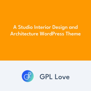 A Studio Interior Design and Architecture WordPress Theme