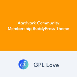 Aardvark Community Membership BuddyPress Theme