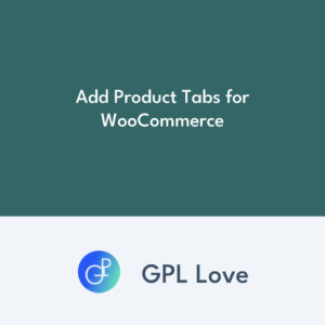 Add Product Tabs for WooCommerce