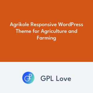 Agrikole Responsive WordPress Theme for Agriculture and Farming