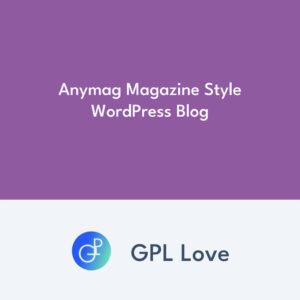 Anymag Magazine Style WordPress Blog