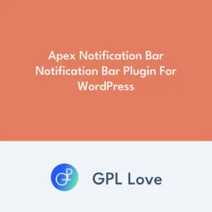 Apex Notification Bar Notification Bar Plugin For WordPress