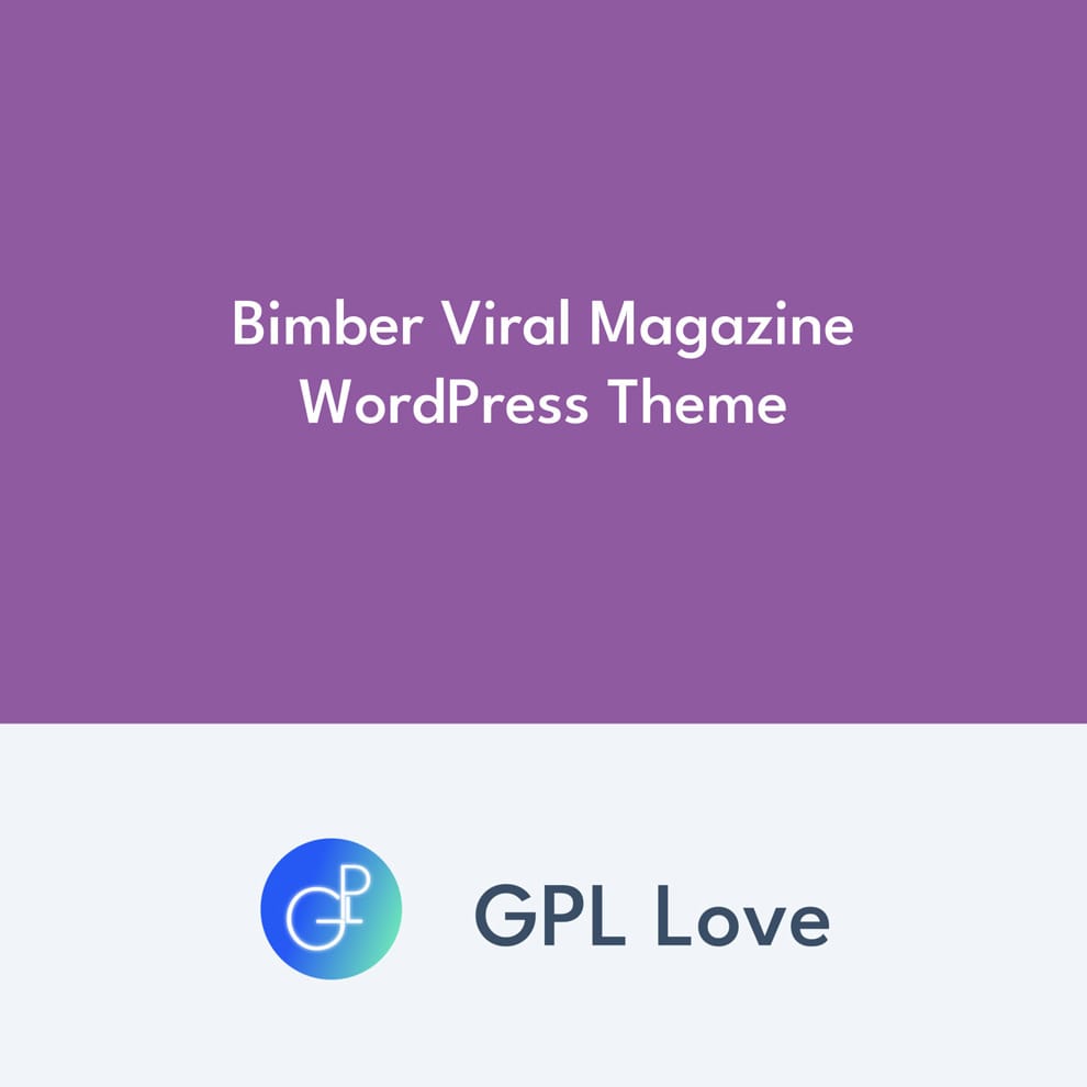 Bimber Viral Magazine WordPress Theme • GPL Love