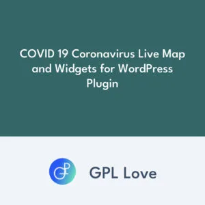 COVID 19 Coronavirus Live Map and Widgets for WordPress Plugin