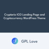 Crypterio ICO Landing Page and Cryptocurrency WordPress Theme