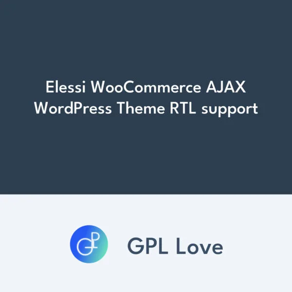 Elessi WooCommerce AJAX WordPress Theme RTL support