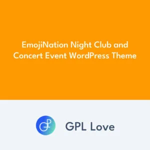EmojiNation Night Club and Concert Event WordPress Theme