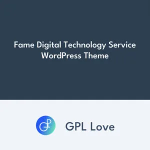 Fame Digital Technology Service WordPress Theme