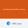 Food Recipes WordPress Theme
