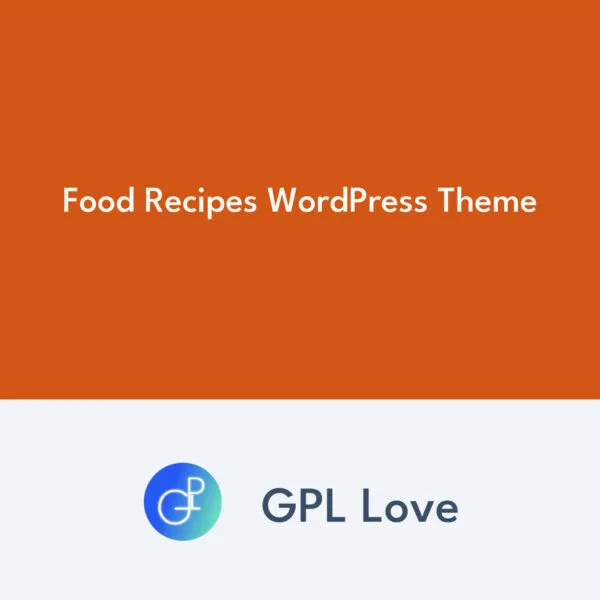 Food Recipes WordPress Theme