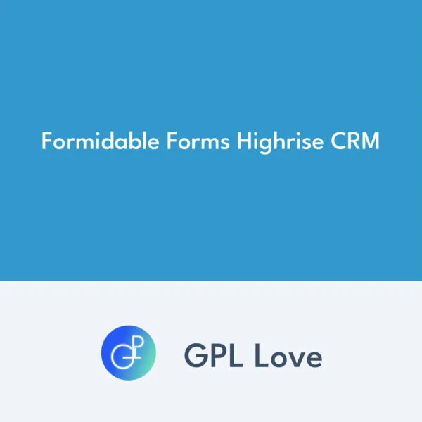 Formidable Forms Highrise CRM