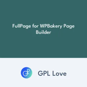 FullPage for WPBakery Page Builder