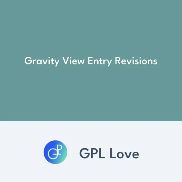Gravity View Entry Revisions Gravity View Entry Revisions