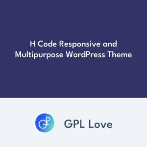H Code Responsive and Multipurpose WordPress Theme