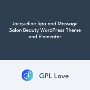 Jacqueline Spa and Massage Salon Beauty WordPress Theme and Elementor