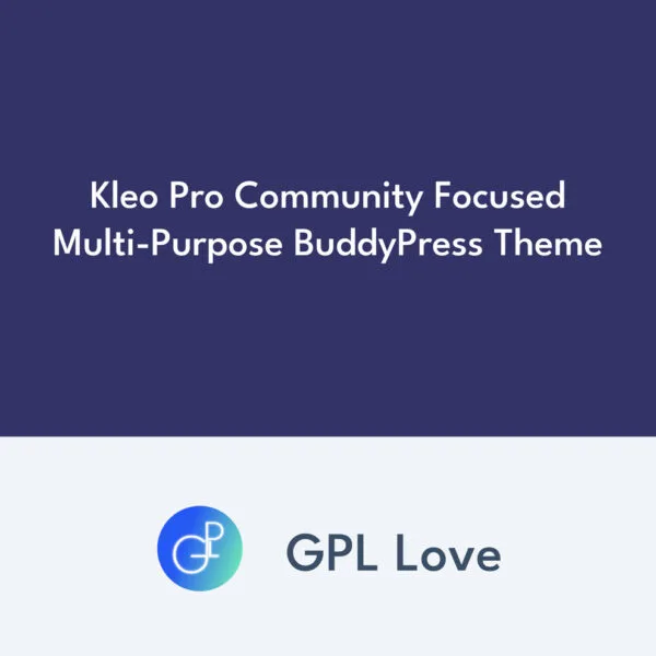 Kleo Pro Community Focused Multi-Purpose BuddyPress Theme