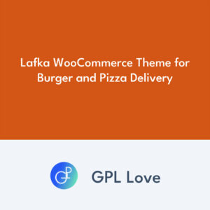 Lafka WooCommerce Theme for Burger and Pizza Delivery