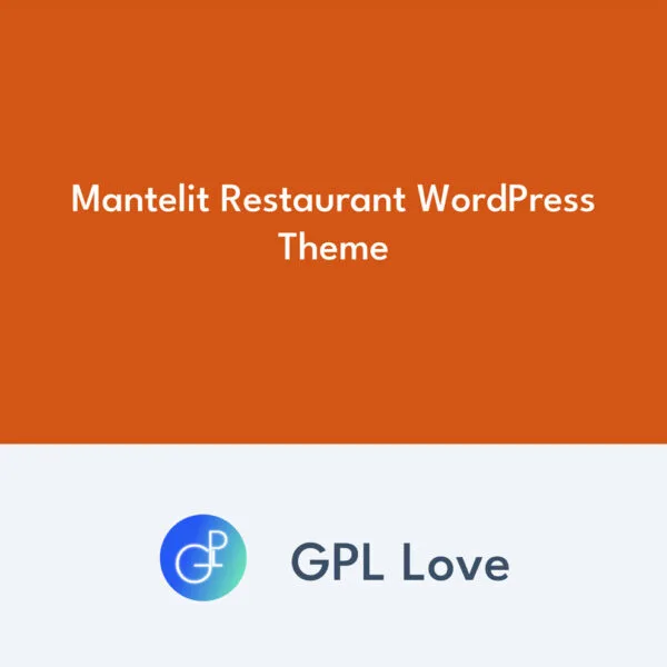 Mantelit Restaurant WordPress Theme