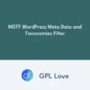 MDTF WordPress Meta Data and Taxonomies Filter