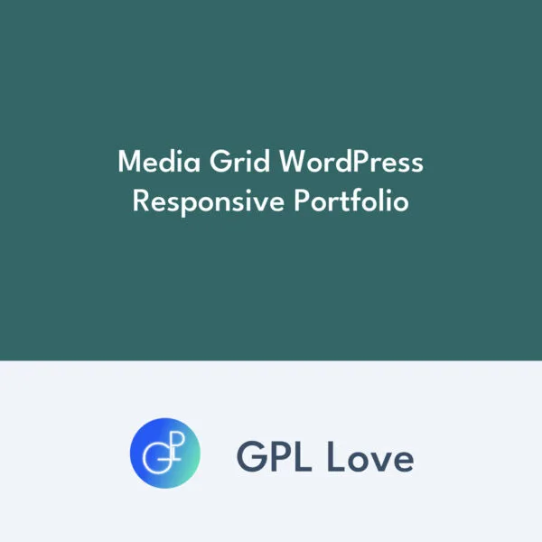 Media Grid WordPress Responsive Portfolio