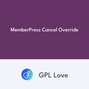 MemberPress Cancel Override