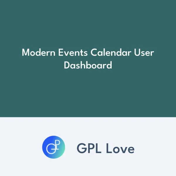 Modern Events Calendar User Dashboard