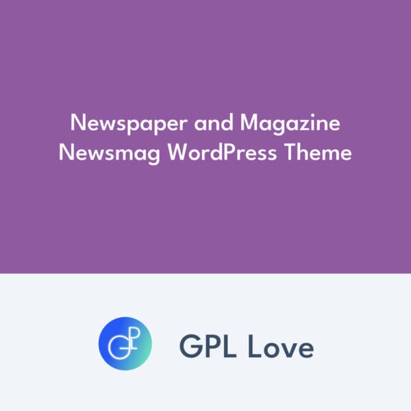Newspaper and Magazine Newsmag WordPress Theme