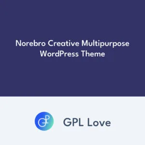 Norebro Creative Multipurpose WordPress Theme