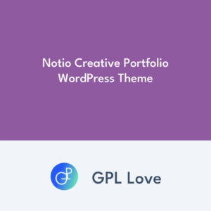 Notio Creative Portfolio WordPress Theme
