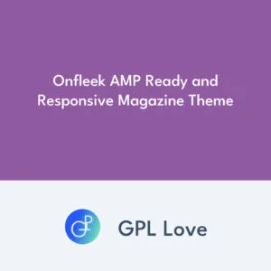 Onfleek AMP Ready and Responsive Magazine Theme
