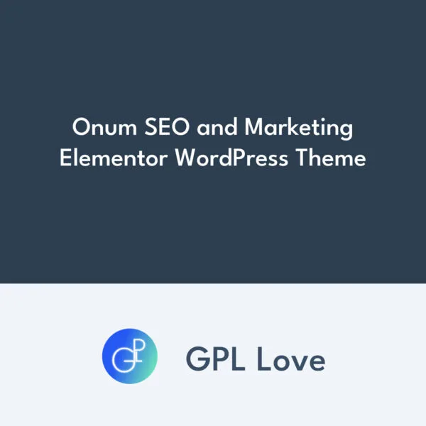 Onum SEO and Marketing Elementor WordPress Theme