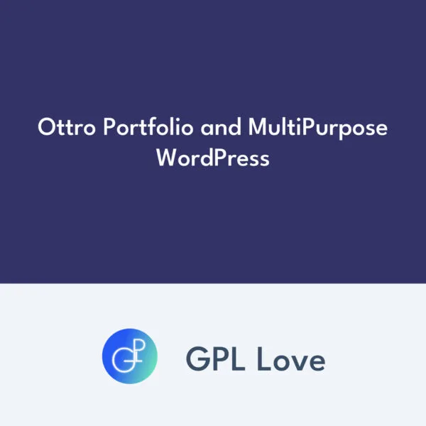 Ottro Portfolio and MultiPurpose WordPress