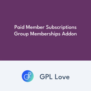 Paid Member Subscriptions Group Memberships Addon