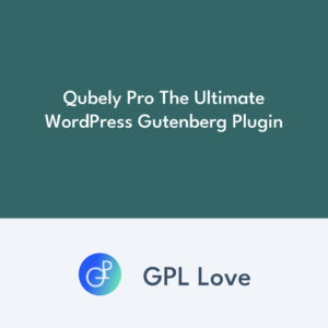 Qubely Pro The Ultimate WordPress Gutenberg Plugin