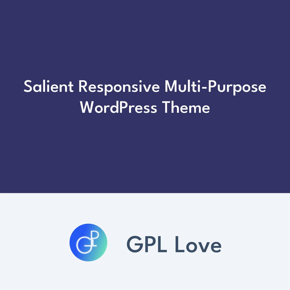 Salient Responsive Multi-Purpose WordPress Theme