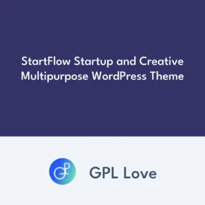 StartFlow Startup and Creative Multipurpose WordPress Theme