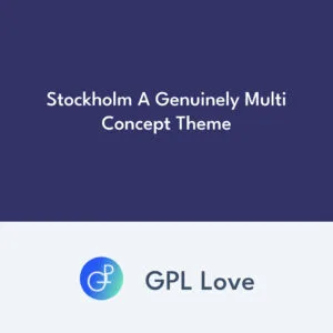 Stockholm A Genuinely Multi Concept Theme