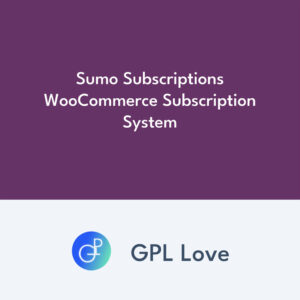 Sumo Subscriptions WooCommerce Subscription System