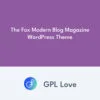 The Fox Modern Blog Magazine WordPress Theme