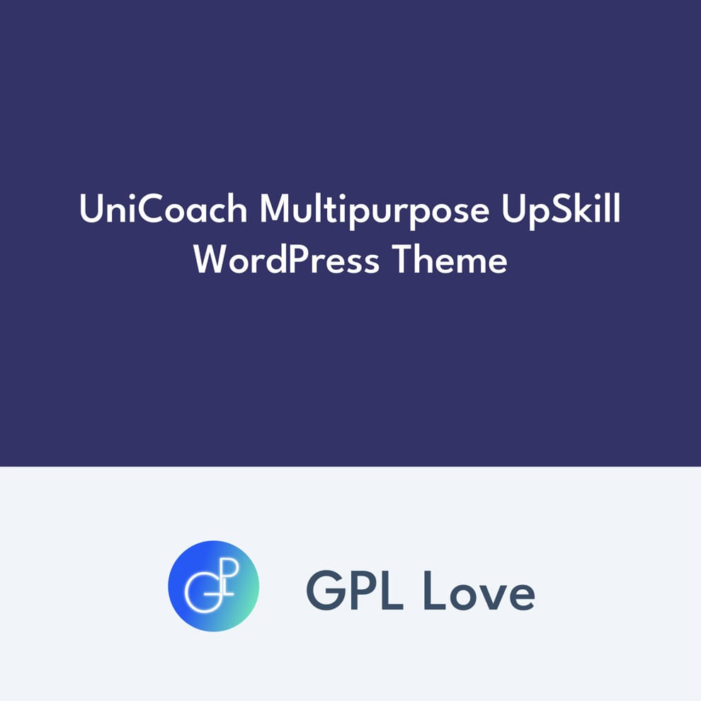 UniCoach Multipurpose UpSkill WordPress Theme • GPL Love