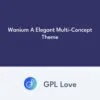 Wanium A Elegant Multi-Concept Theme