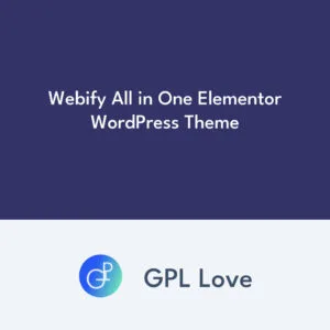 Webify All in One Elementor WordPress Theme