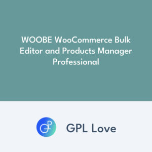 WOOBE WooCommerce Bulk Editor and Products Manager Professional