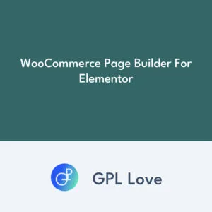 WooCommerce Page Builder For Elementor