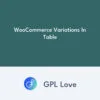 WooCommerce Variations In Table WooCommerce Variations In Table