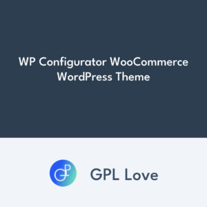 WP Configurator WooCommerce WordPress Theme