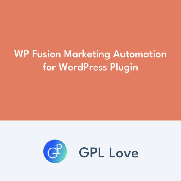 WP Fusion Marketing Automation for WordPress Plugin WP Fusion Marketing Automation for WordPress Plugin