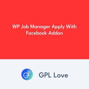WP Job Manager Apply With Facebook Addon